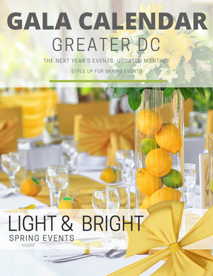 GALA CALENDAR GREATER DC Annual Subscription